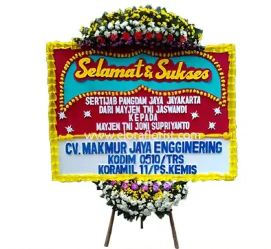Karangan Bunga karang mekar