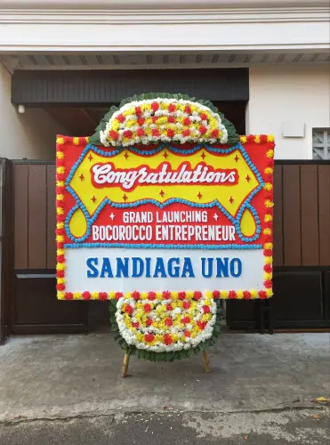 Papan Bunga Opening karang mekar