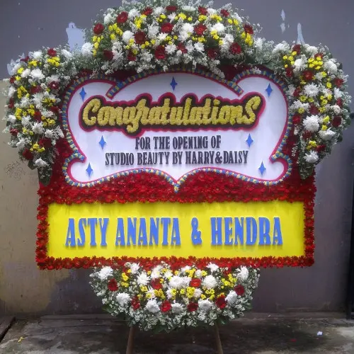 Papan Bunga Opening karang mekar